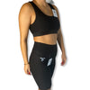 T.F Brazilian "Short Set" BLACK x SILVER TaltonFitness 